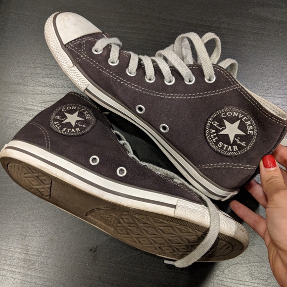 Suede Leather Chuck Taylor All Star High Tops Suede Leather Chuck Taylor All Star High Tops